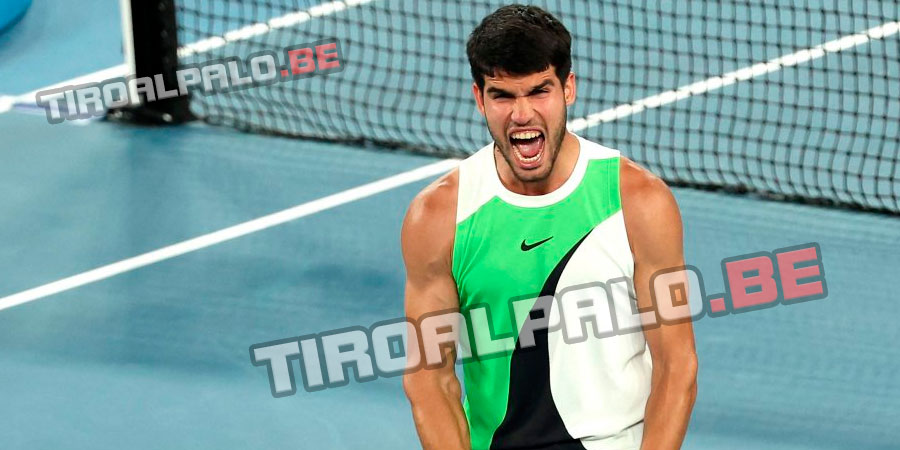 Alcaraz se planta en las Semis de Australia tras superar a De Miñaur en tres sets (7-5, 6-2, 6-1) | Video - Resumen